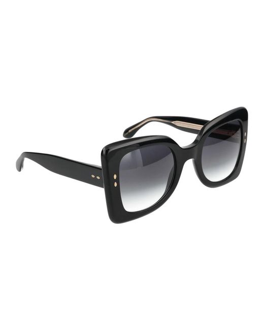 Isabel Marant Black Im 0120/s sonnenbrille,schwarze/grau getönte sonnenbrille,grüne sonnenbrille