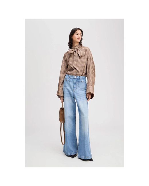 Munthe Blue Wide Jeans
