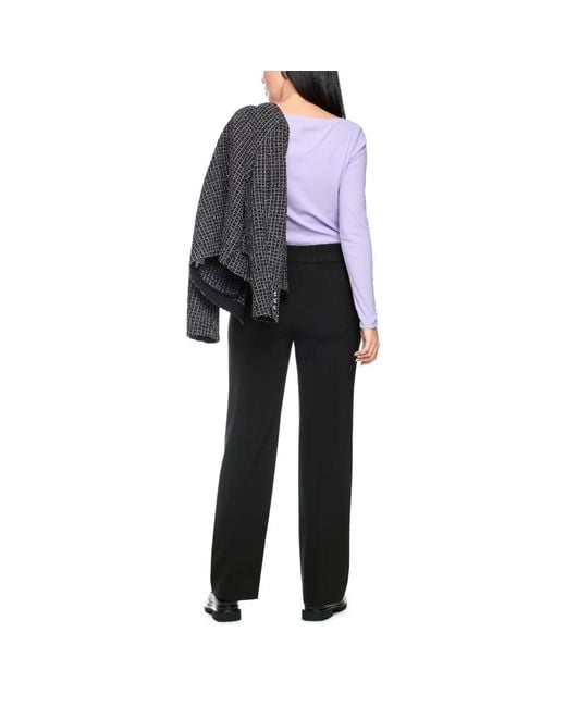 Marc Cain Black Straight Trousers