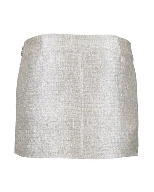 Elisabetta Franchi Short Skirts in het Gray