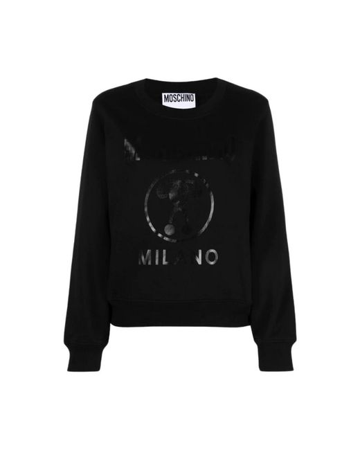 Moschino Black Sweatshirts