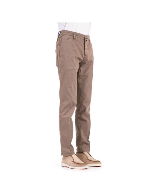 Jacob Cohen Gray Slim-Fit Trousers