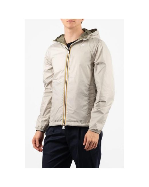 K-Way Jake Plus.2 Reversible Jacket in het Green voor heren