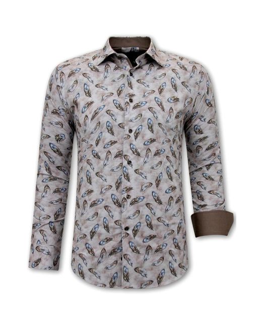 Gentile Bellini Gray Casual Shirts for men