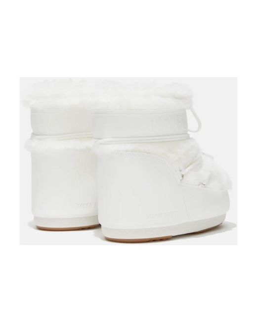 Moon Boot White Winter Boots