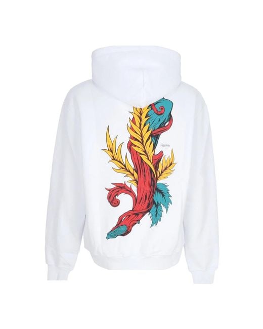 DOLLY NOIRE White Hoodies for men