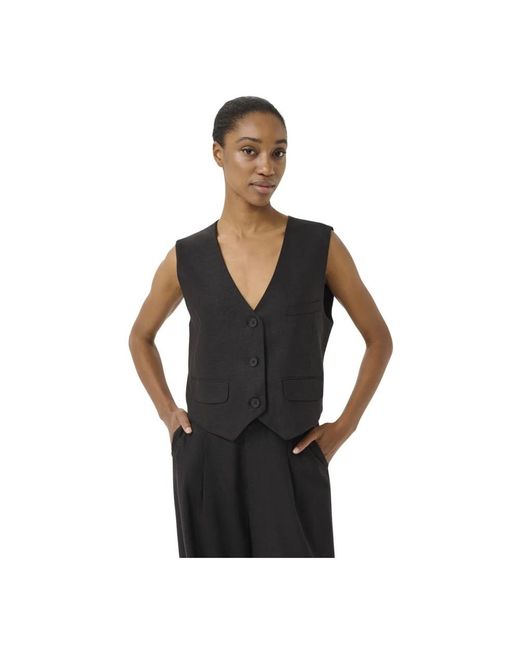 Gestuz Black Waistcoats