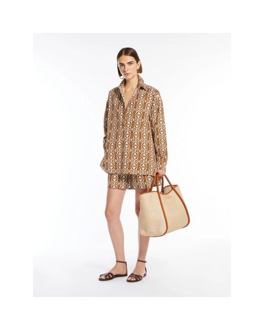 Max Mara Natural Short Shorts