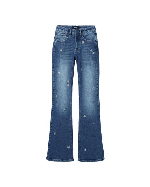 Desigual Blue Boot-Cut Jeans