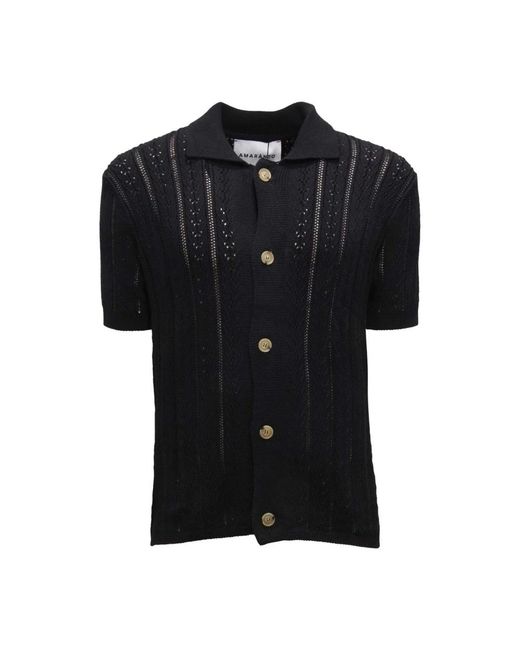Amaranto Tops ,Zwart ,Katoen N2631 in het Black voor heren