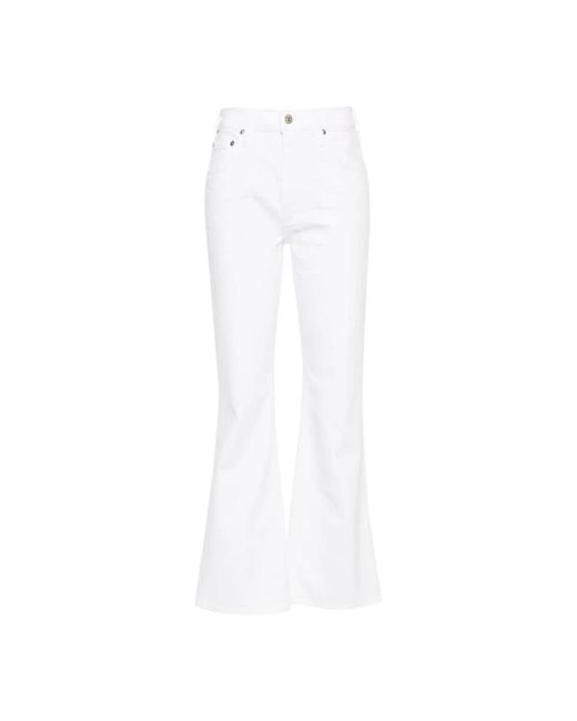 Citizens of Humanity White Boot-cut jeans