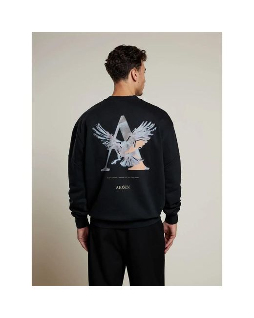 Aeden Arnaud Sweater in het Black voor heren