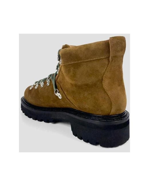 G.H.BASS Brown Lace-Up Boots for men