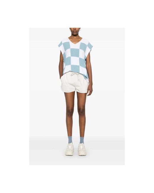 Autry White Short Shorts