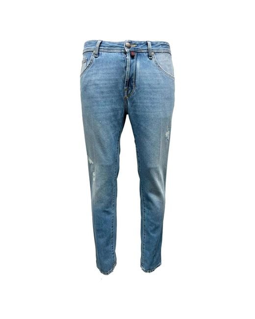 Jacob Cohen Vintage light washed skinny jeans in Blue für Herren