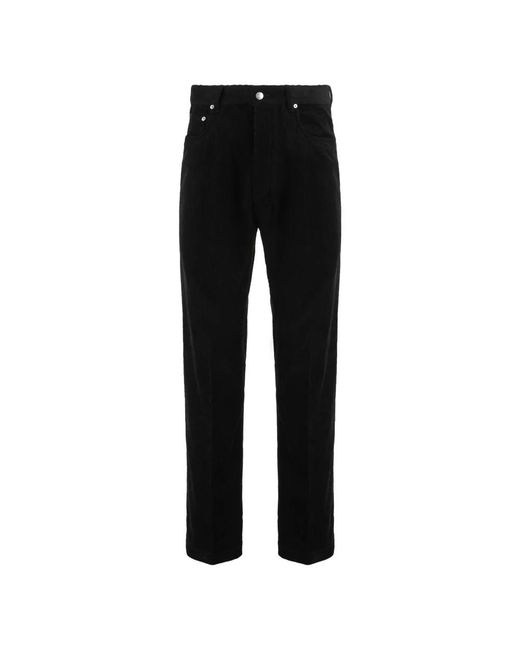 Rick Owens Black Slim-Fit Trousers for men