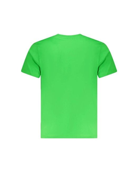 North Sails Tops ,Groen ,Katoen Groen Katoen T-Shirt Avontuur in het Green voor heren