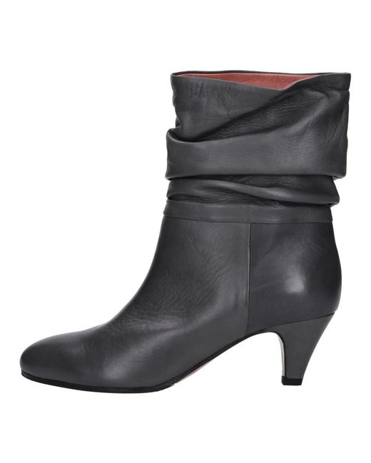 LORENA PAGGI Black Heeled Boots