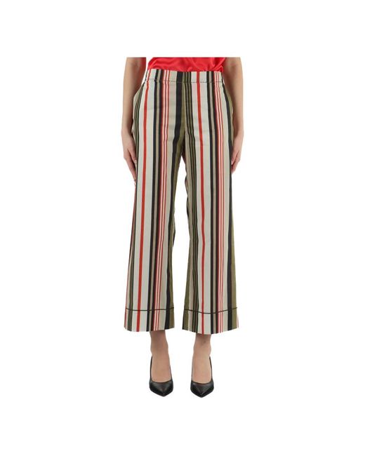 Pantalone mari stripes in cotone di Maliparmi in Multicolor