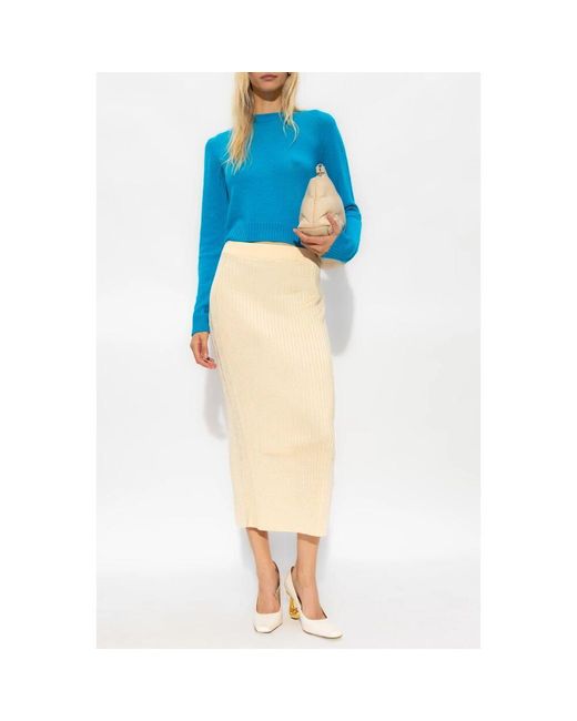 Jil Sander Natural Pencil Skirts