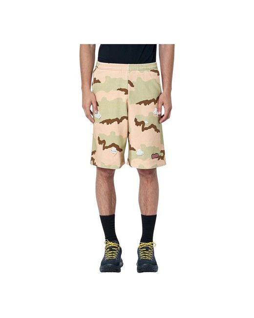 BoTT Korte Broeken ,Katoen Camo Sweat Shorts in het Natural voor heren