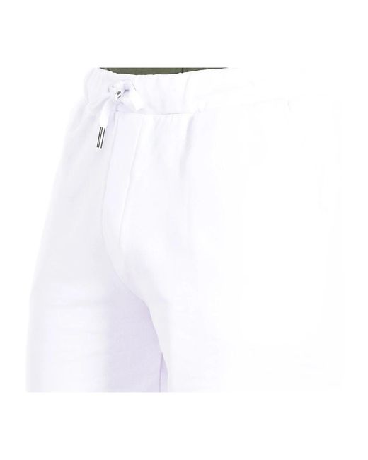 La Martina White Casual Shorts for men