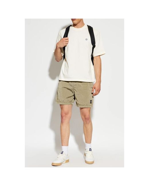 Stone Island White T-Shirts for men