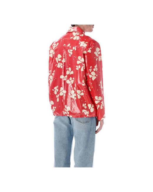 Light Jackets Dries Van Noten de hombre de color Red