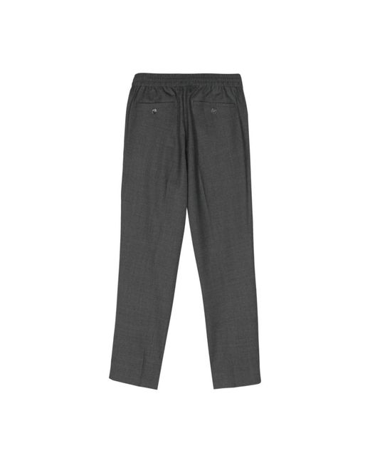 AMI Gray Cropped Trousers for men