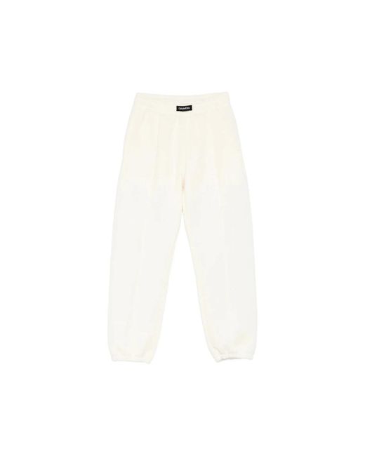 Calvin Klein White Elasticated Trousers