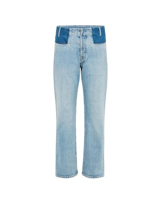 Maison Margiela Blue Straight Fit Jeans for men