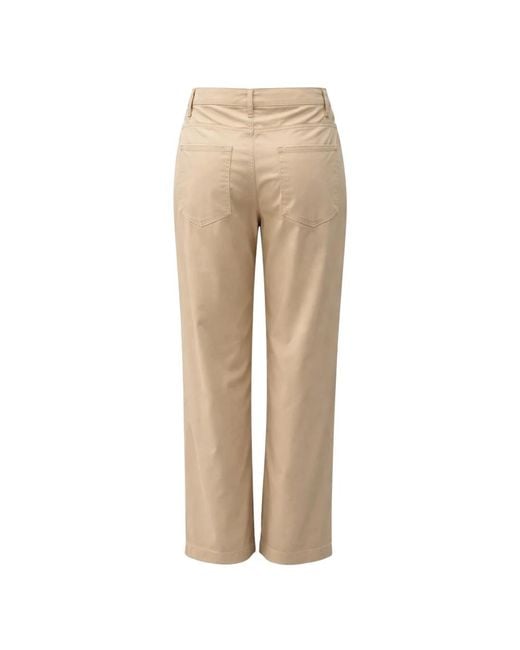 Souvenir Clubbing Natural Cropped Trousers
