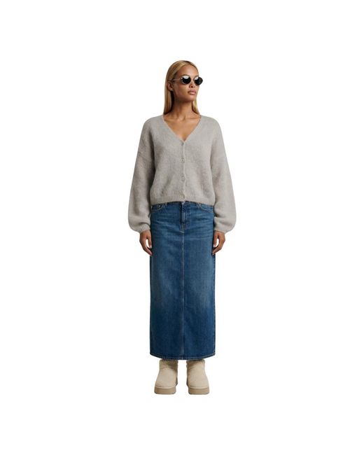 Cardigans American Dreams de color Gray