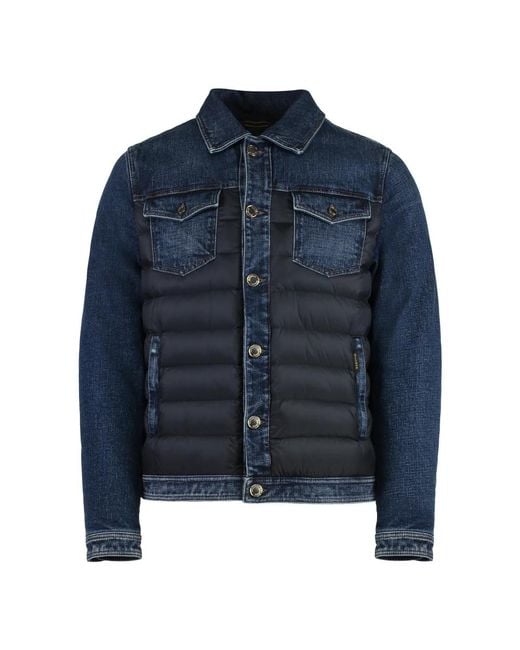Moorer Blue Down Jackets for men