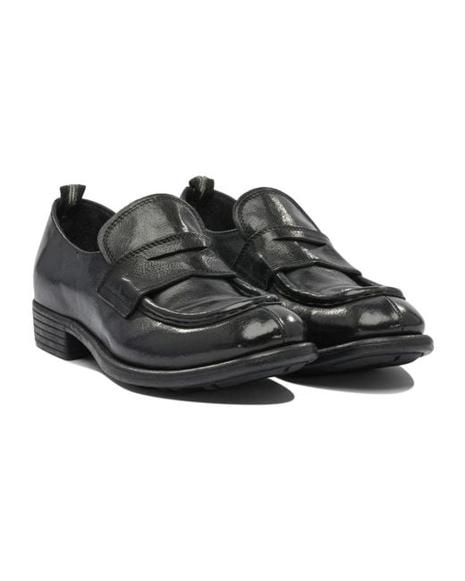 Officine Creative Zwarte Loafer Schoenen Voor Vrouwen in het Black