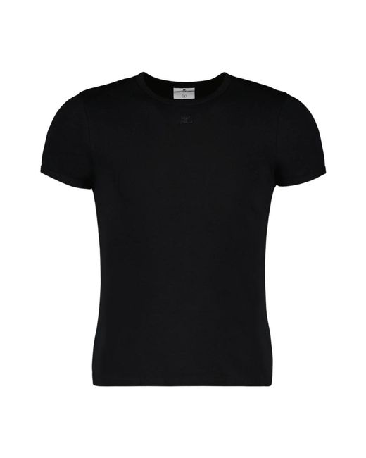 T-Shirts Courreges de hombre de color Black