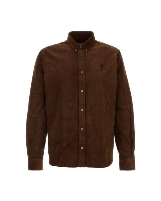 AMI Brown Casual Shirts for men