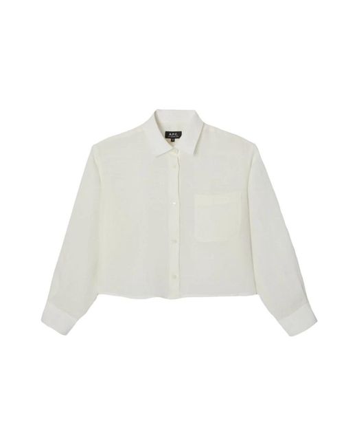 A.P.C. Camisa in het White
