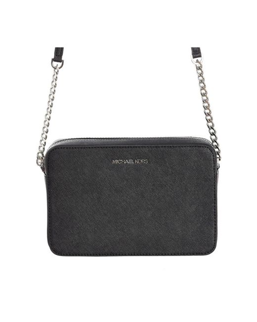 Michael Kors Black Leather Crossbody Bag
