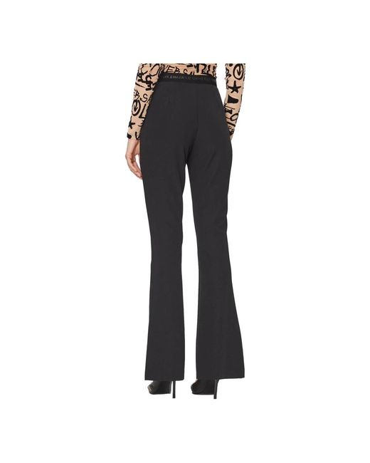 Versace Jeans Couture Black Wide Trousers