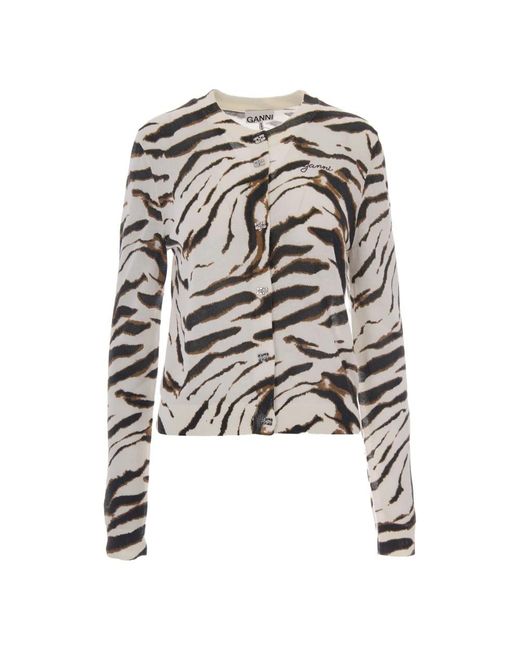Ganni Black Cardigans