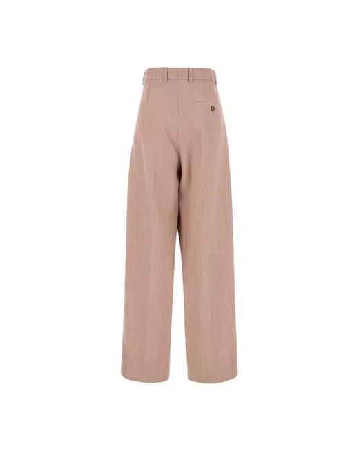 Stella McCartney Natural Wide Trousers