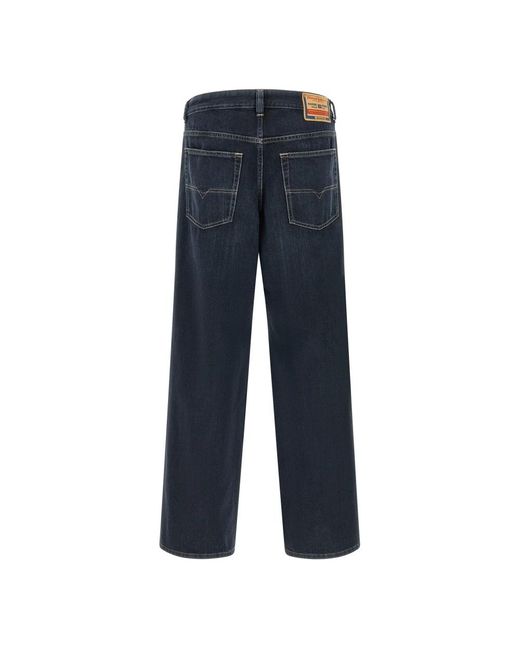 DIESEL Blue Wide Jeans for men