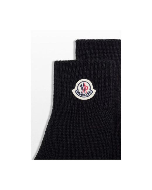 Gloves di Moncler in Black da Uomo