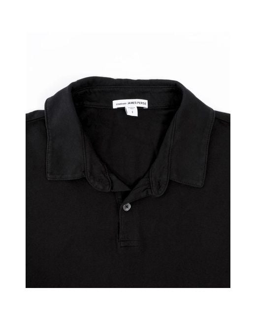 James Perse Black Polo Shirts for men