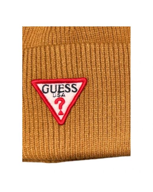 Guess Accessoires ,Bruin ,Bruine Hoeden En Mutsen Aw 5234Vis 01Och in het Brown