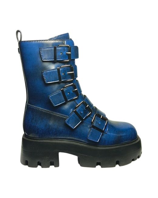 Steve Madden Blue Ankle Boots