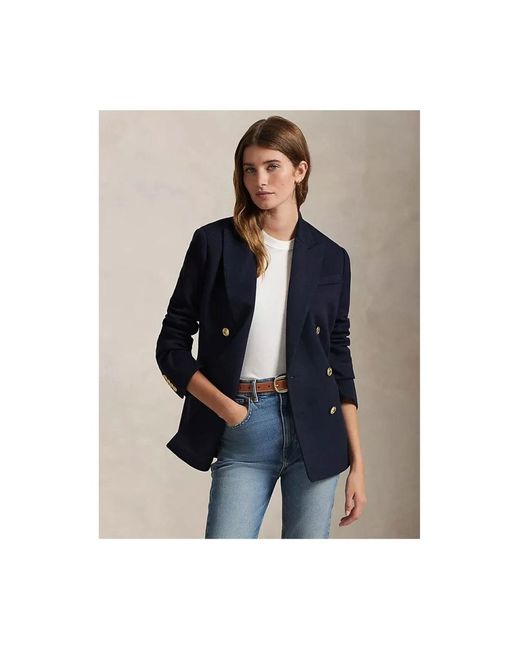 Polo Ralph Lauren Blue Stilvoller Sako Clothing Collection Blazer