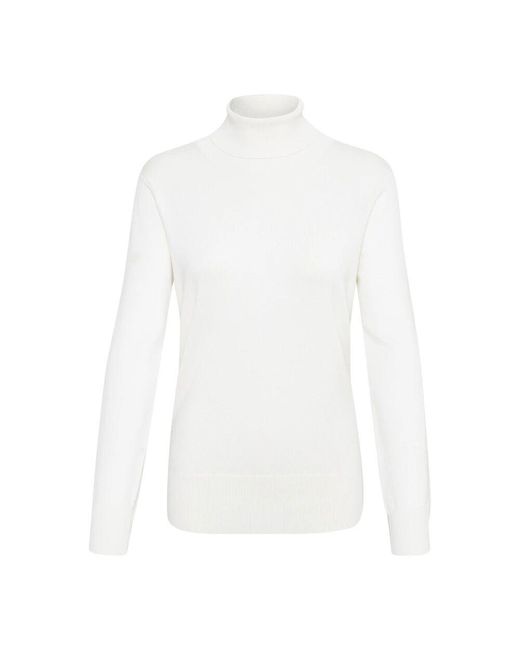 Kaffe White Turtlenecks