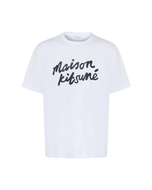 Maison Kitsuné White T-Shirts for men